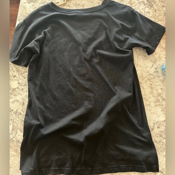 VS PINK Short Sleeve Shirt Black sparkly bling Small - Picture 4 of 6